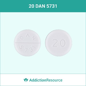 20 DAN 5731 pill.