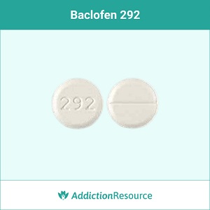 Baclofen 292 white pill.