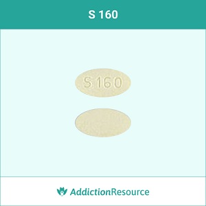S 160 Meloxicam pill.