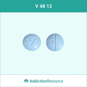 V 48 12 oxycodone pill.
