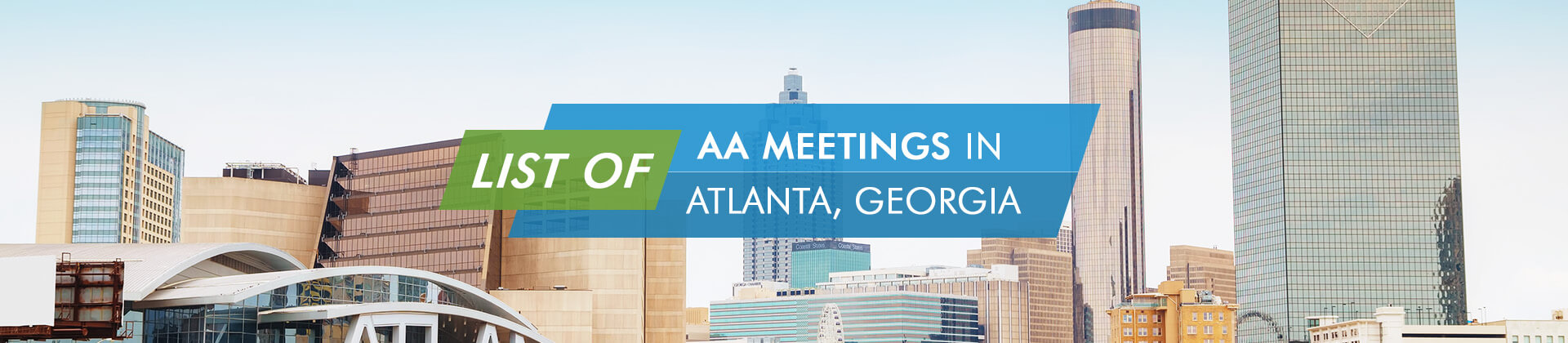 AA Meetings in Atlanta, Georgia