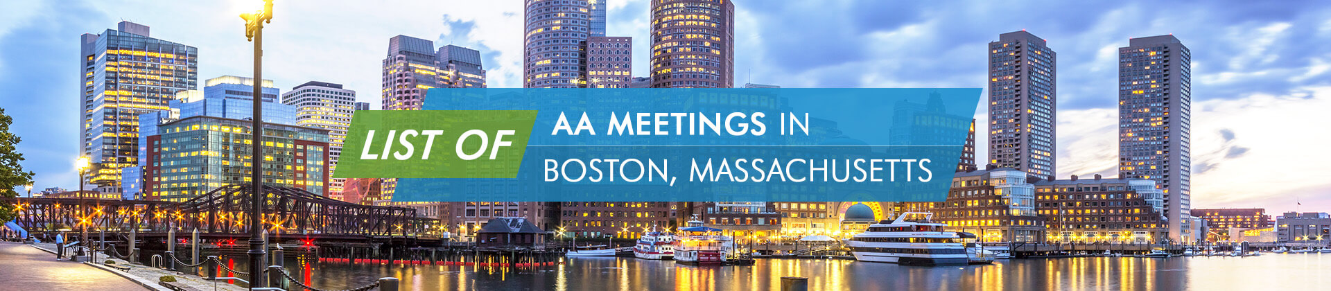 AA Meetings in Boston, Massachusetts