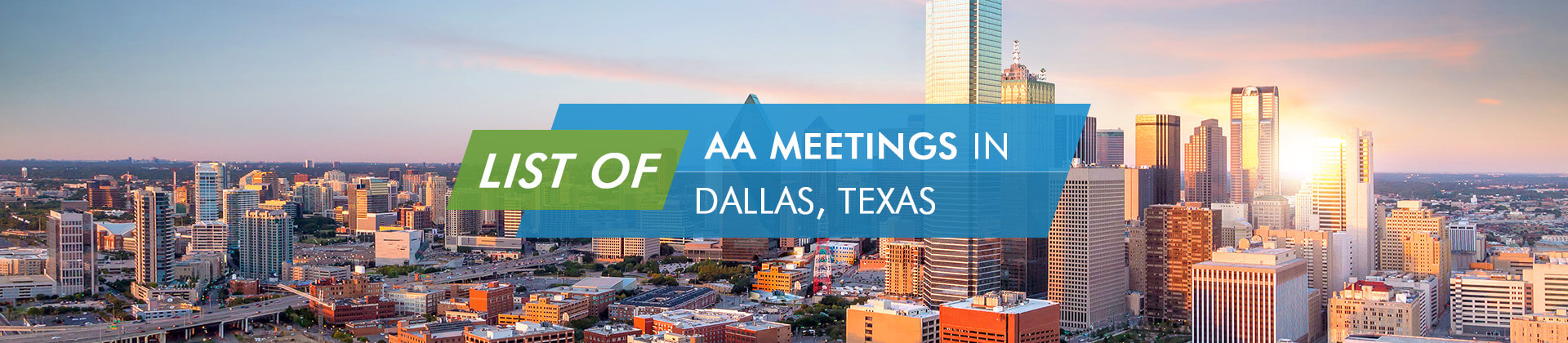 AA Meetings in Dallas, Texas