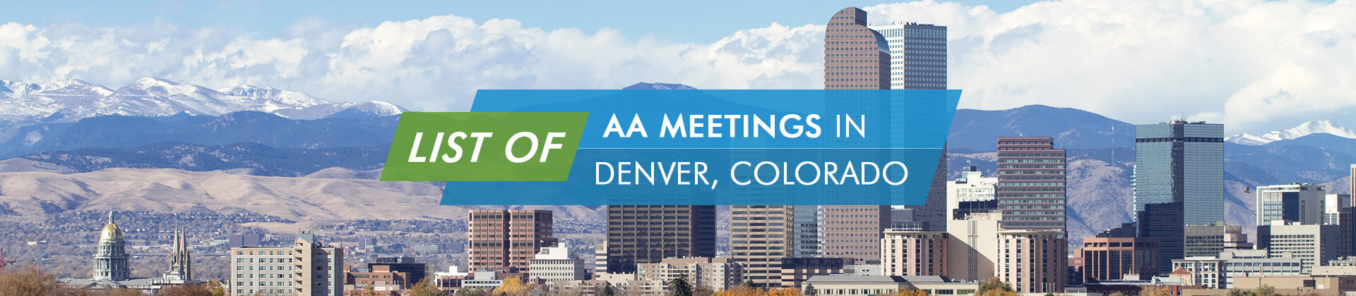 AA Meetings in Denver, Colorado