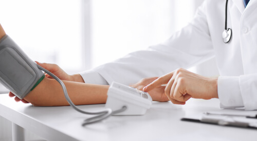 measuring blood pressure after Lortab