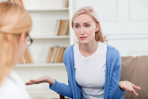 woman asking for advice
