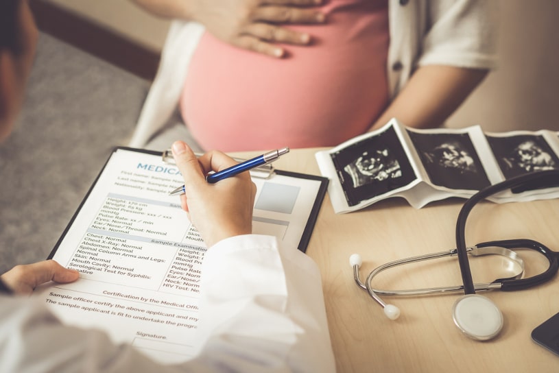 pregnant woman asks doctor about Zoloft.