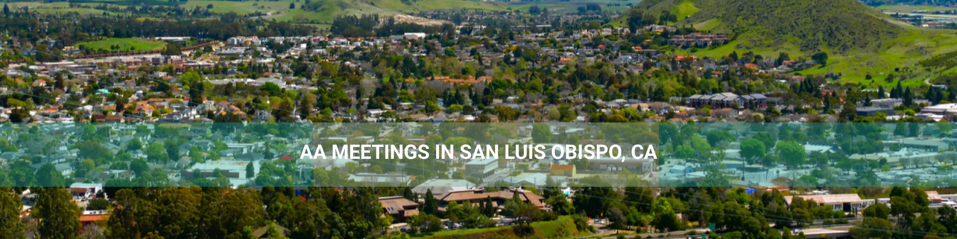 AA Meetings in San Luis Obispo, California