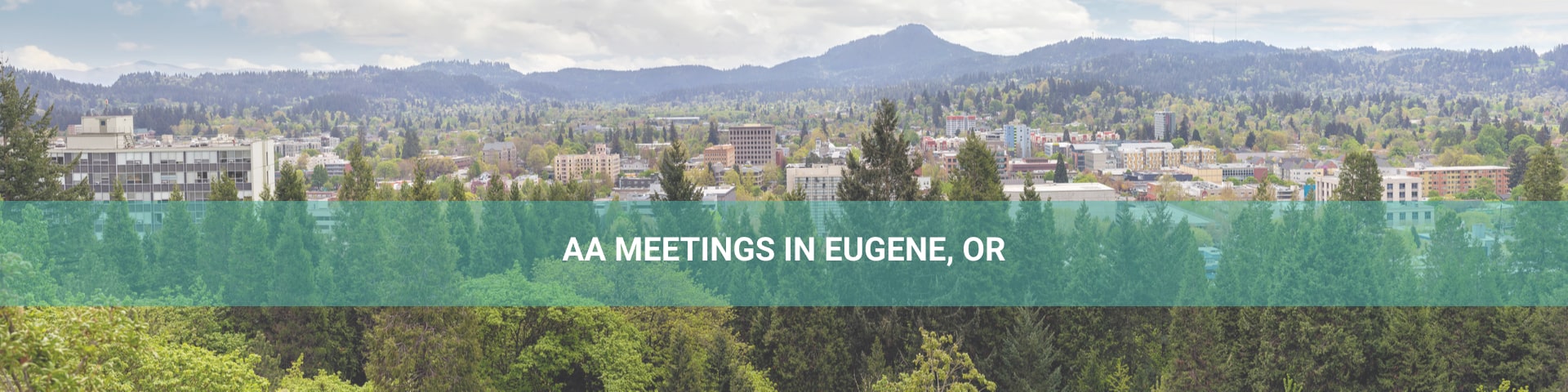 AA Meetings in Eugene, Oregon