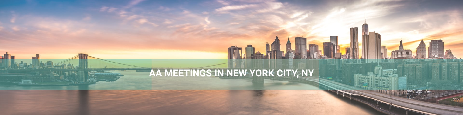 AA Meetings in New York City, New York