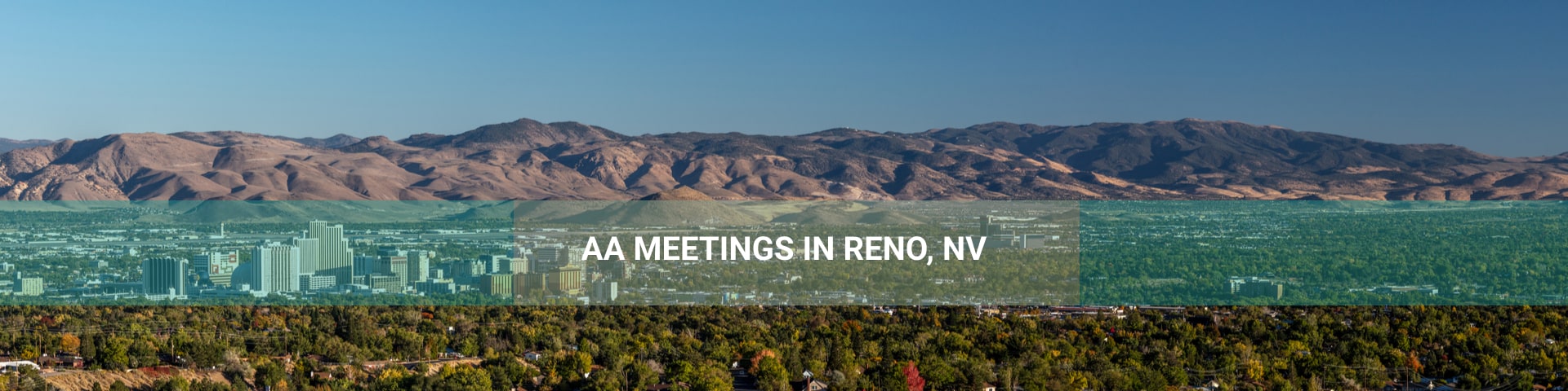 AA Meetings in Reno, Nevada
