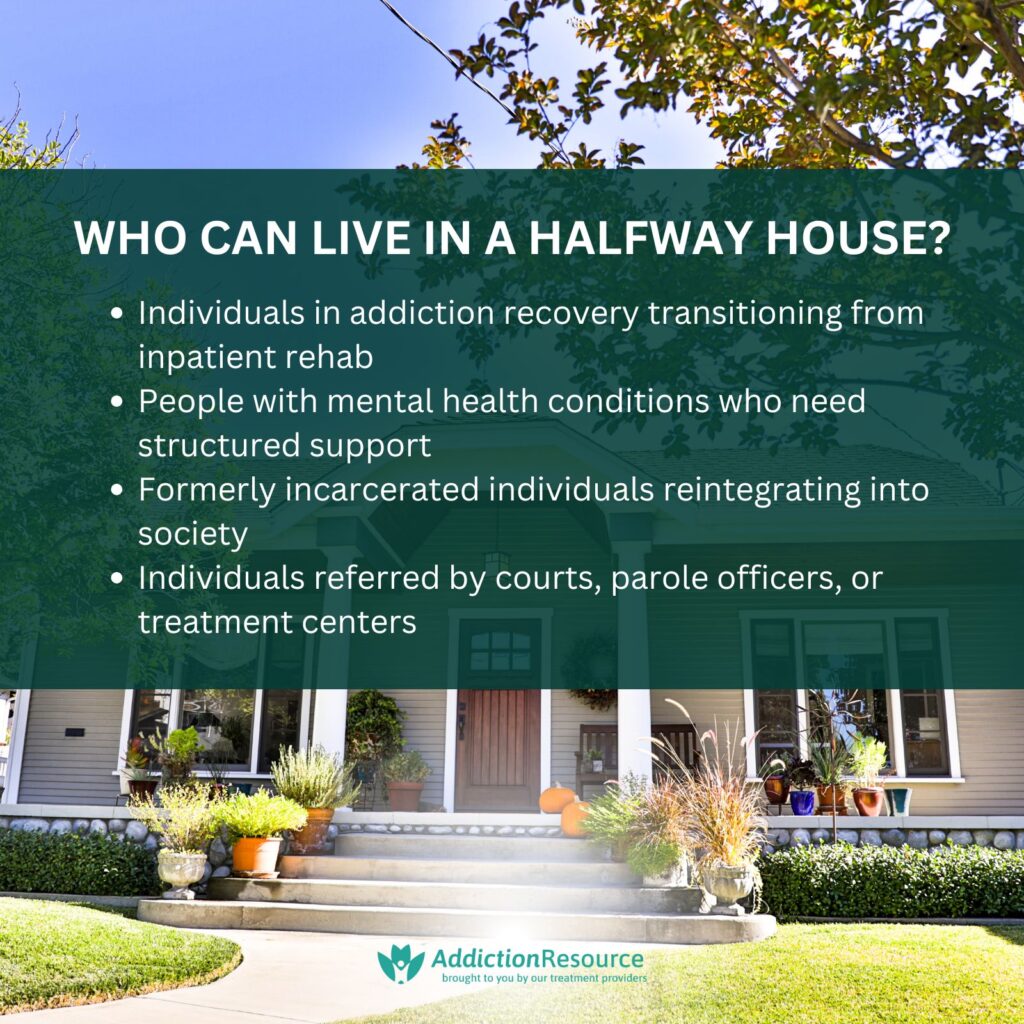 Who Can Live in a Halfway House